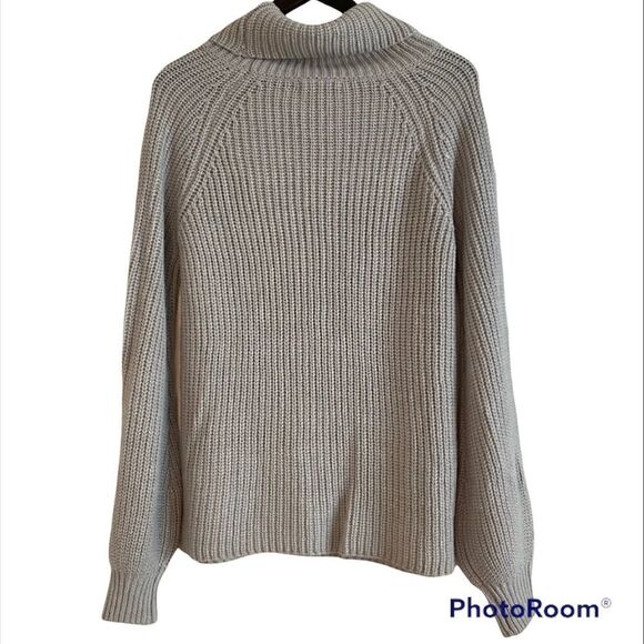 Heart & Crush Gray Cowl Neck Sweater - Picture 2 of 8